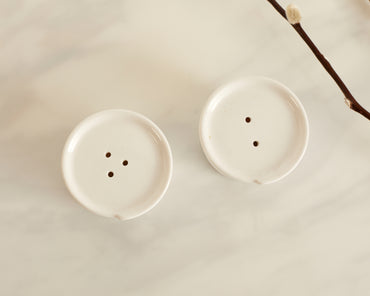 Porcelain Salt and Pepper Shakers Set from What a Host Home Decor