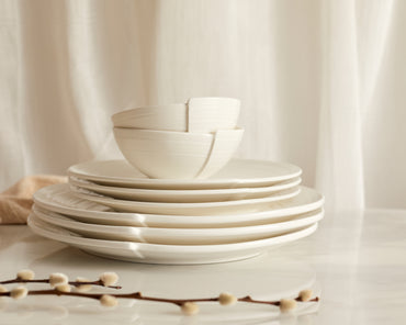 Round White Porcelain Bowl dishwasher and microwave safe for dessert or soup from What a Host Home Decor
