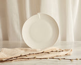 Porcelain Round Starter Plate White dishwasher and microwave safe. Tableware from What a Host Home Decor