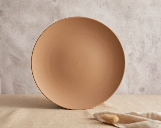 Round Ceramic Pink Round Dinner Plate From What a Host Home Decor