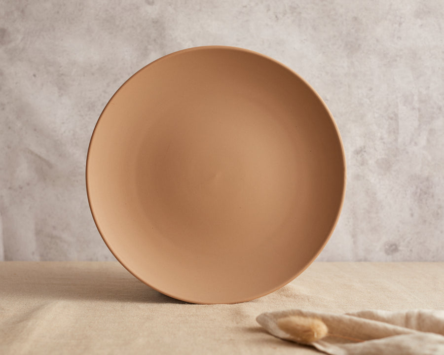 Round Ceramic Pink Round Dinner Plate From What a Host Home Decor