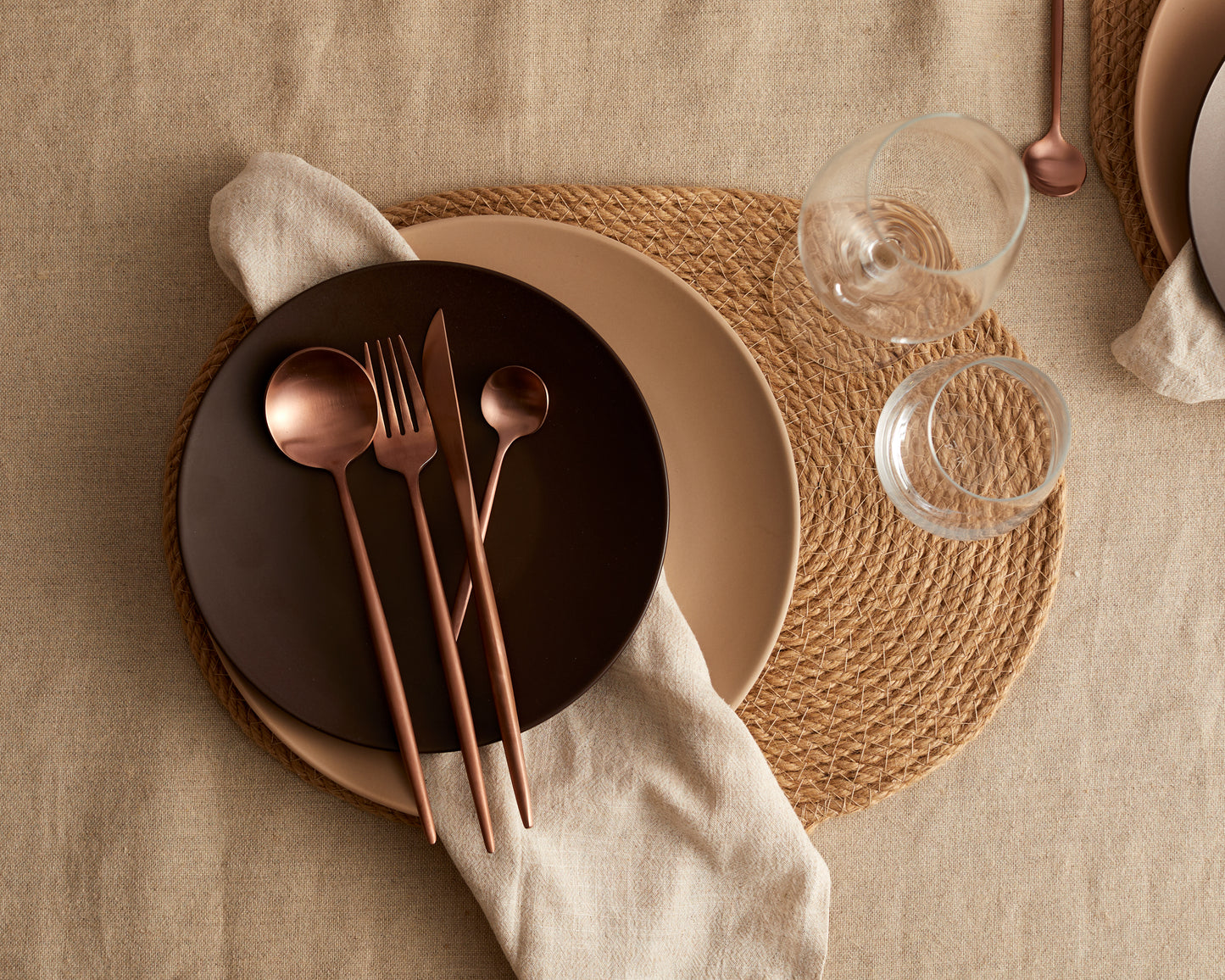 Linen Table Napkins Natural Colour From What a Host Home Decor