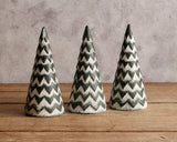 Christmas Snowed Wooden Scandi Trees Decorations from What a Host Home Decor