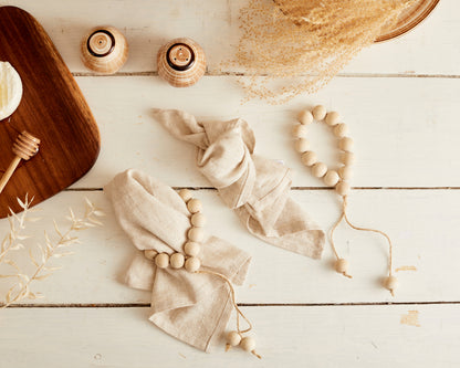Linen Table Napkins Natural Colour From What a Host Home Decor